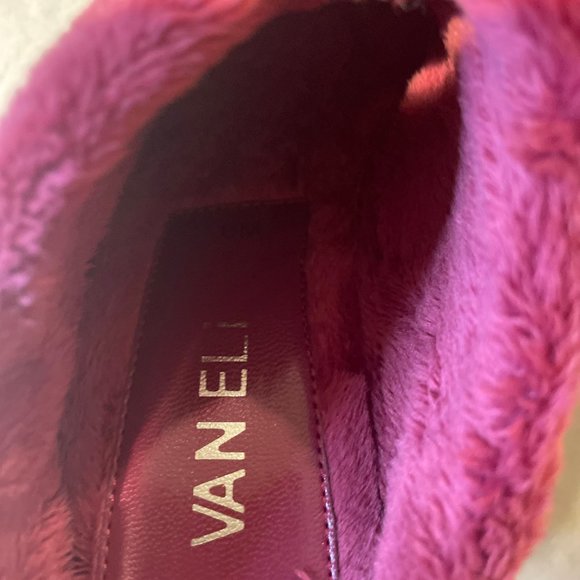 Women's VANELI Mauve Wedge Mule Heels, Size 6.5 - Picture 5 of 11